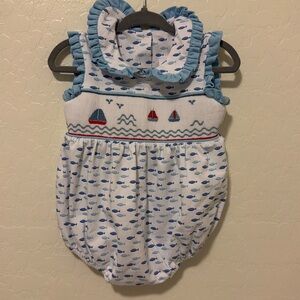 Stitchy Fish Romper